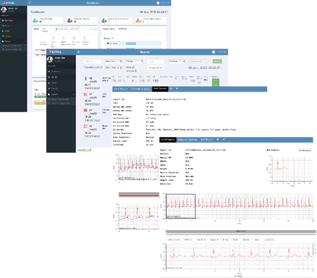 MultiVS platform dashboard